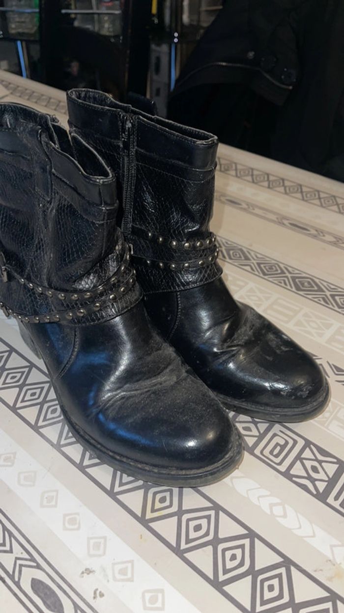 Bottines cuir - photo numéro 3