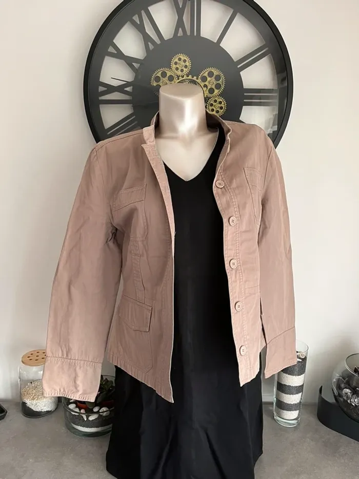 Veste beige camaïeu - photo numéro 2