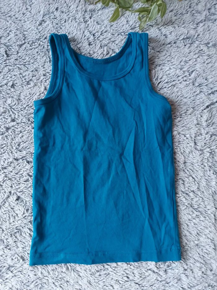 Débardeur bleu 3ans