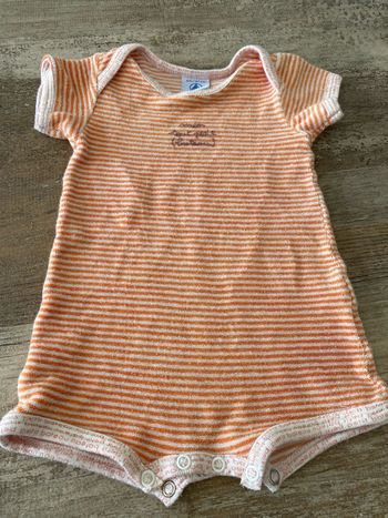 Barboteuse petit bateau unisexe garçon ou fille taille 6 mois