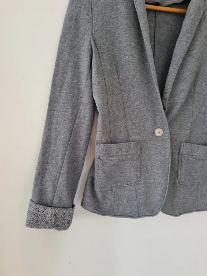 Veste blazer gris emanches Liberty - photo numéro 3