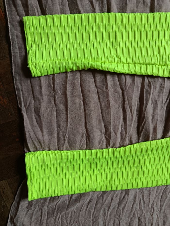 Legging femme jaune fluo en s - photo numéro 2