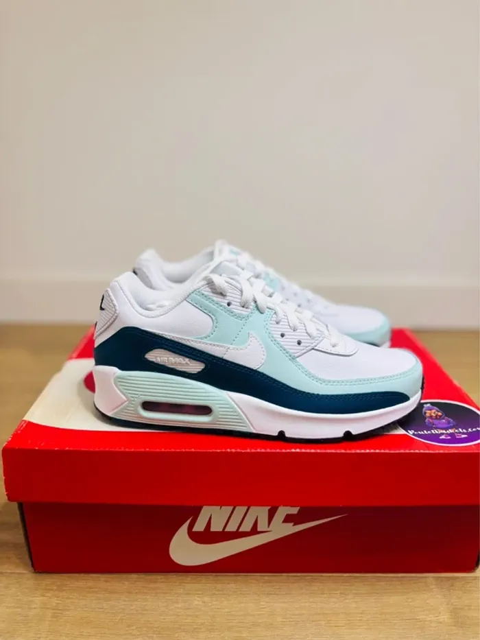 Nike Air Max 90 LTR Mint Jade Ice White Taille 38 - photo numéro 2
