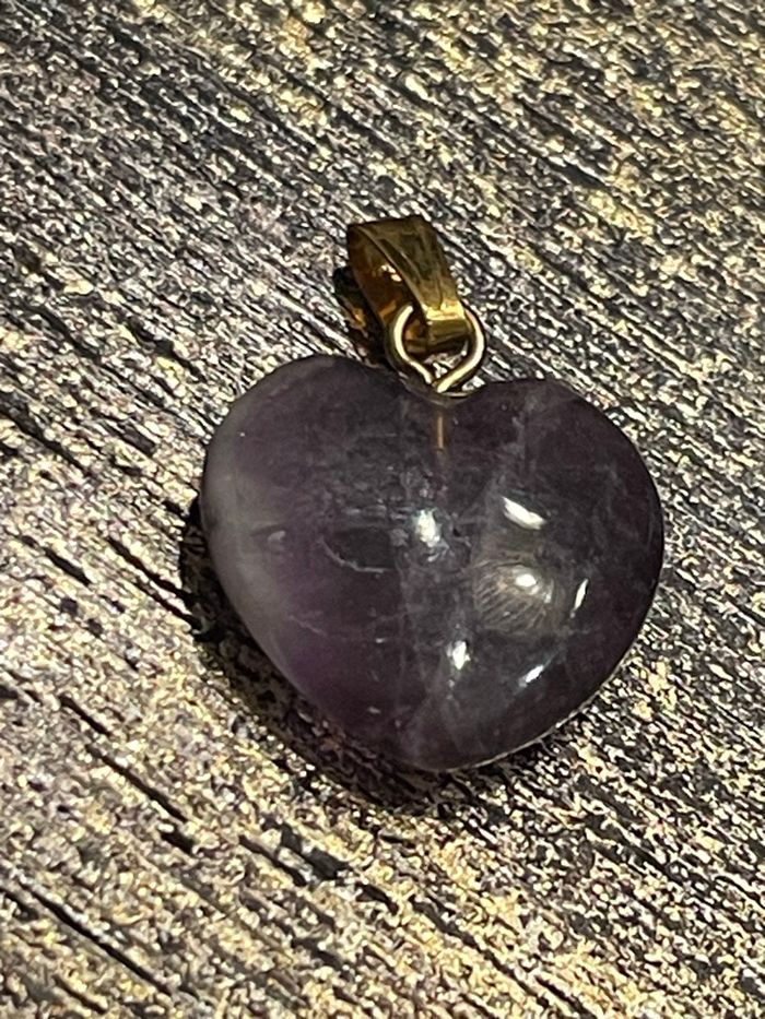 Pendentif en pierre naturelle améthyste - photo numéro 4