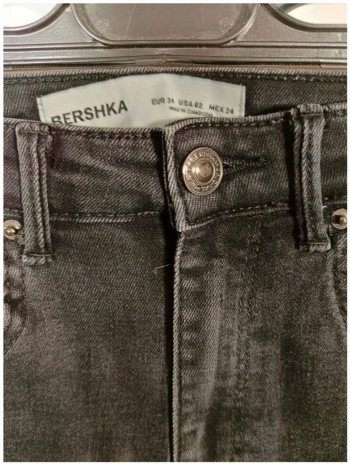 C20 jeans noir bershka 34 - photo numéro 3