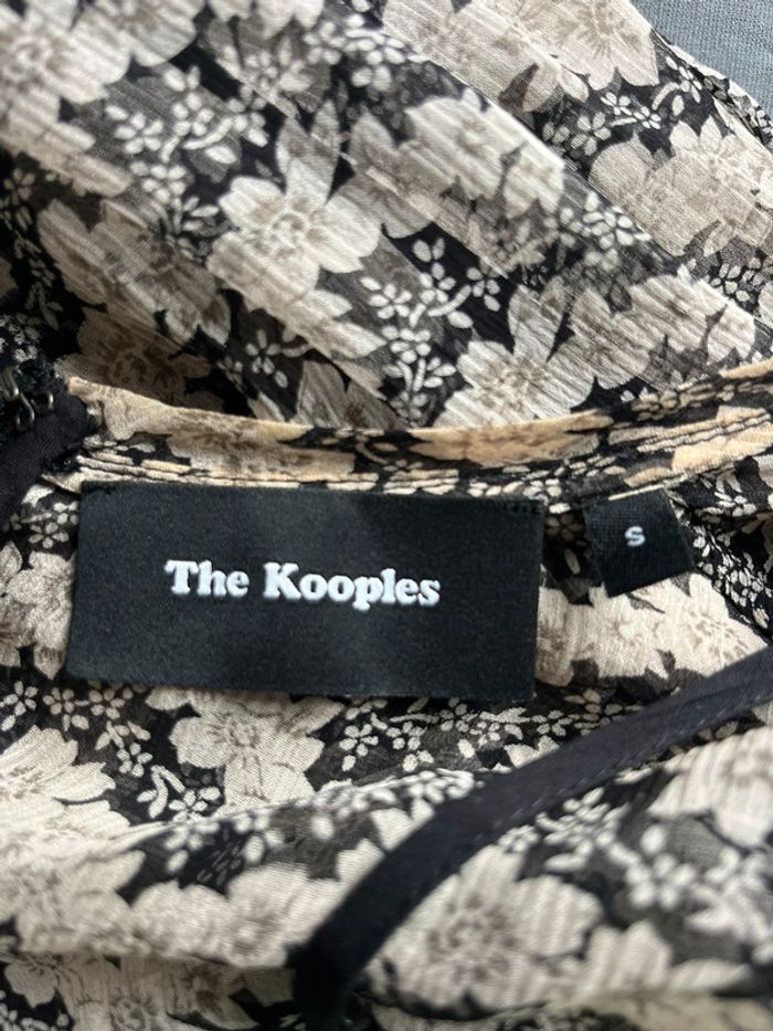 Robe à fleurs en soie The Kooples S - photo numéro 6