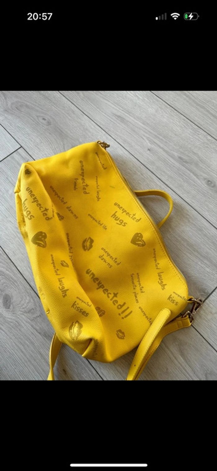 Sac bandoulière jaune Desigual - photo numéro 3