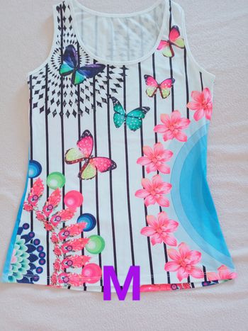 Top farfalle taglia M