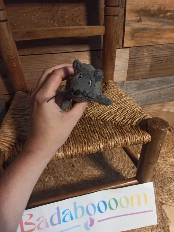 Peluche Souris grise Ikea tbe - photo numéro 3