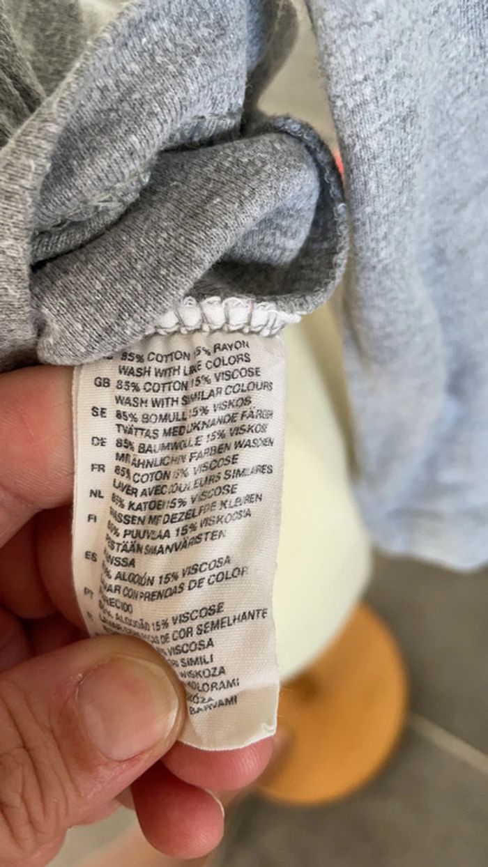 Tee shirt h et m gris - photo numéro 8