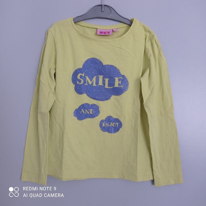 T-shirt jaune vert 6ans