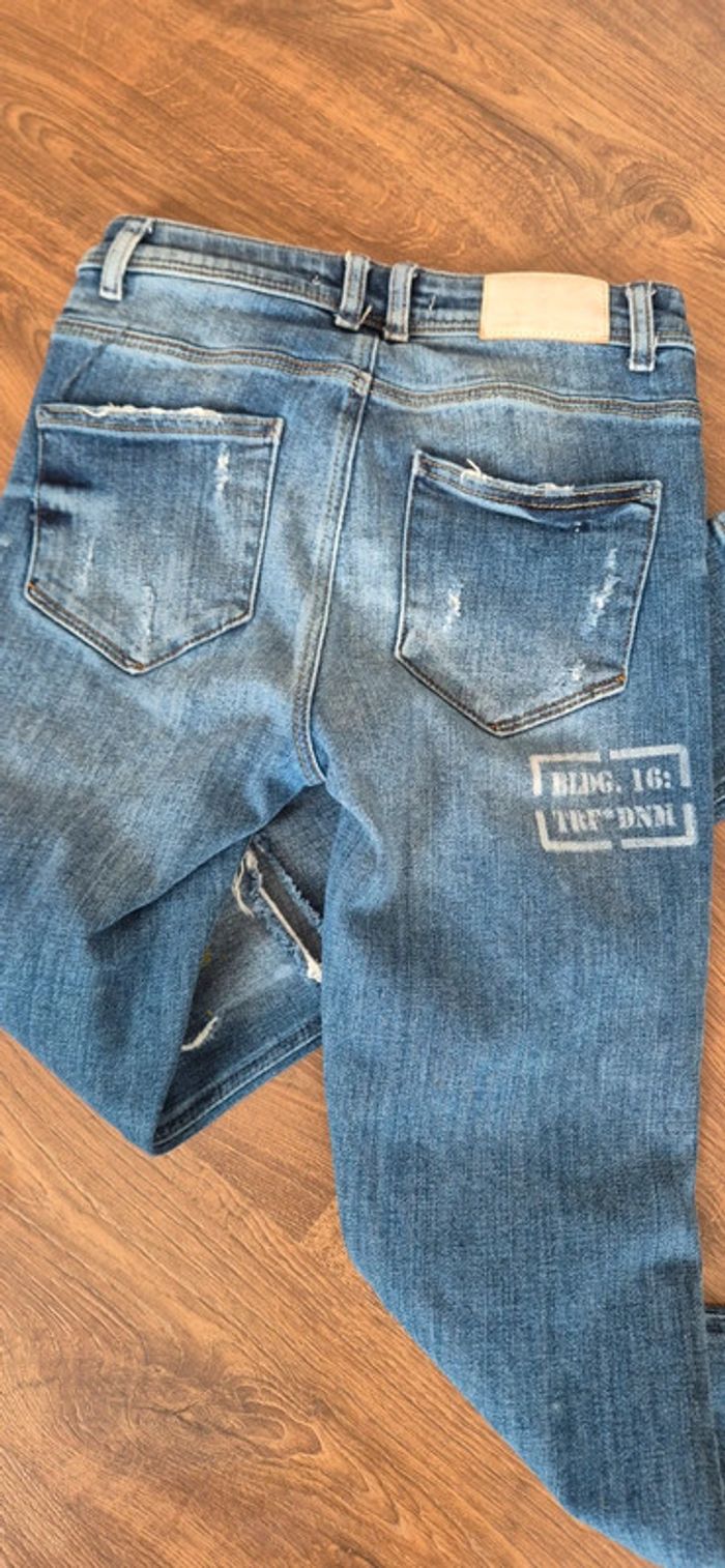 Jeans trafaluo denimwear zara 34 bleu - photo numéro 2
