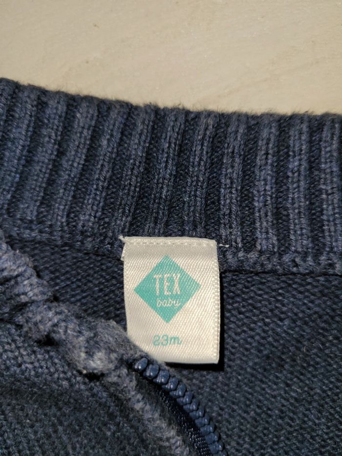 Gilet bleu 24 mois - photo numéro 2