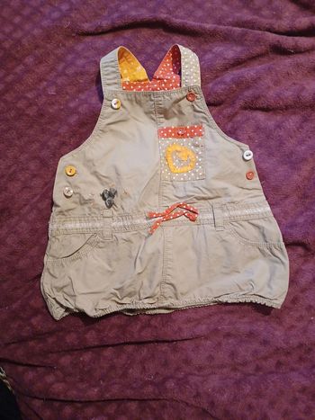 Robe salopette 9 mois