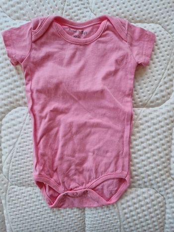 Body manches courtes fille Zeeman rose 50/56