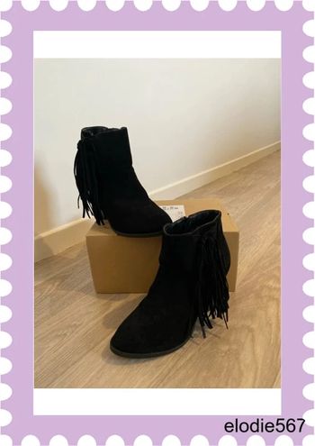 Boots à talons noir 40