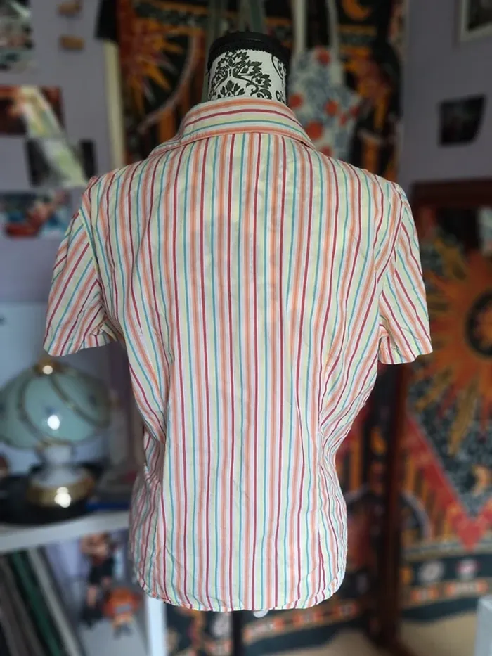 Chemise Lacoste vintage manches courtes - photo numéro 2