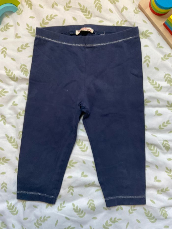 legging court marine 2/3 ans du pareil au même - photo numéro 3