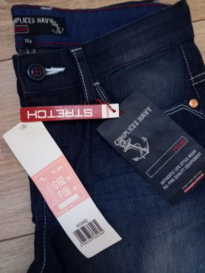 Jean bleu neuf marque Complices taille 14 ans - photo numéro 4