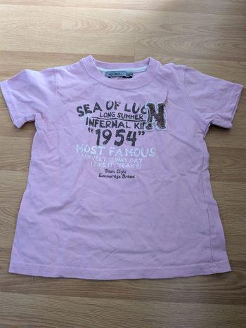 T-shirt rose Tape à l’œil – Taille 4 ans (104 cm) 🌸