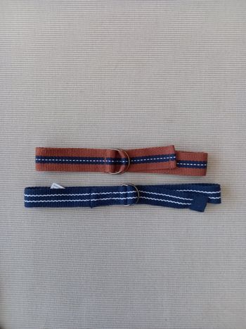 Ceintures brune et marine 2-4ans