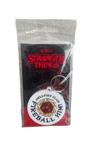 Porte clés Stranger Things Hellfire club Pyramid international neuf