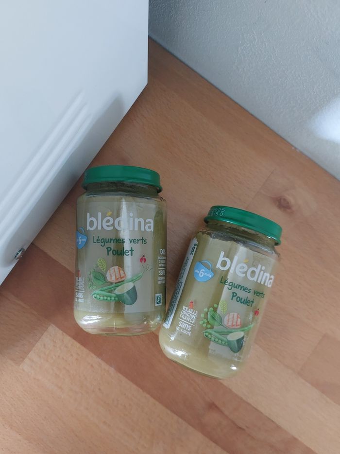 Lot de 2pots, Légumes verts Poulet, Blédina, 200g