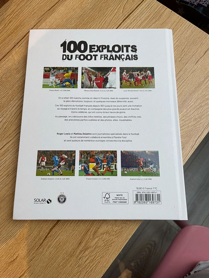 Livre Téléfoot: 100 exploits du foot français - photo numéro 2