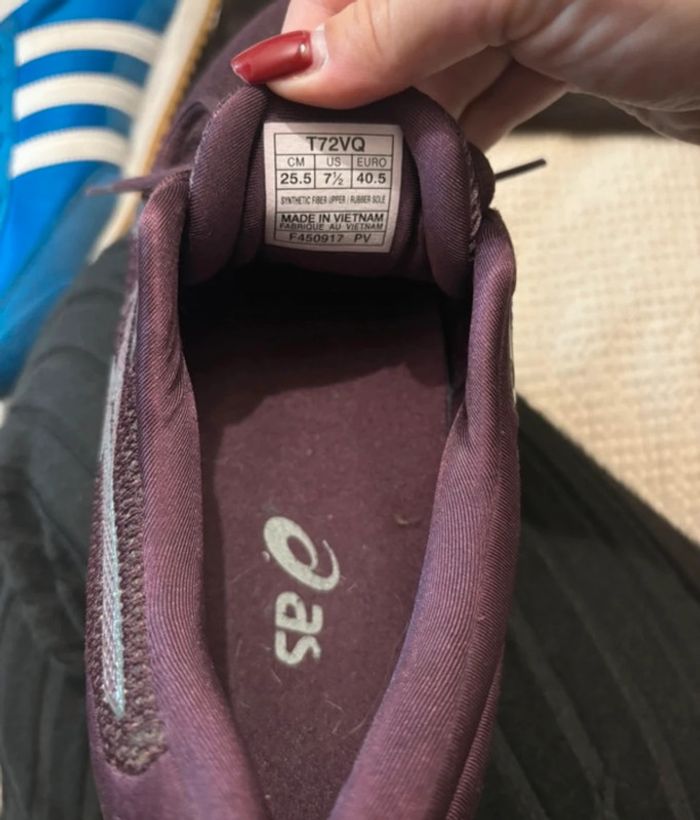 Baskets Asics – portées une seule fois - photo numéro 2