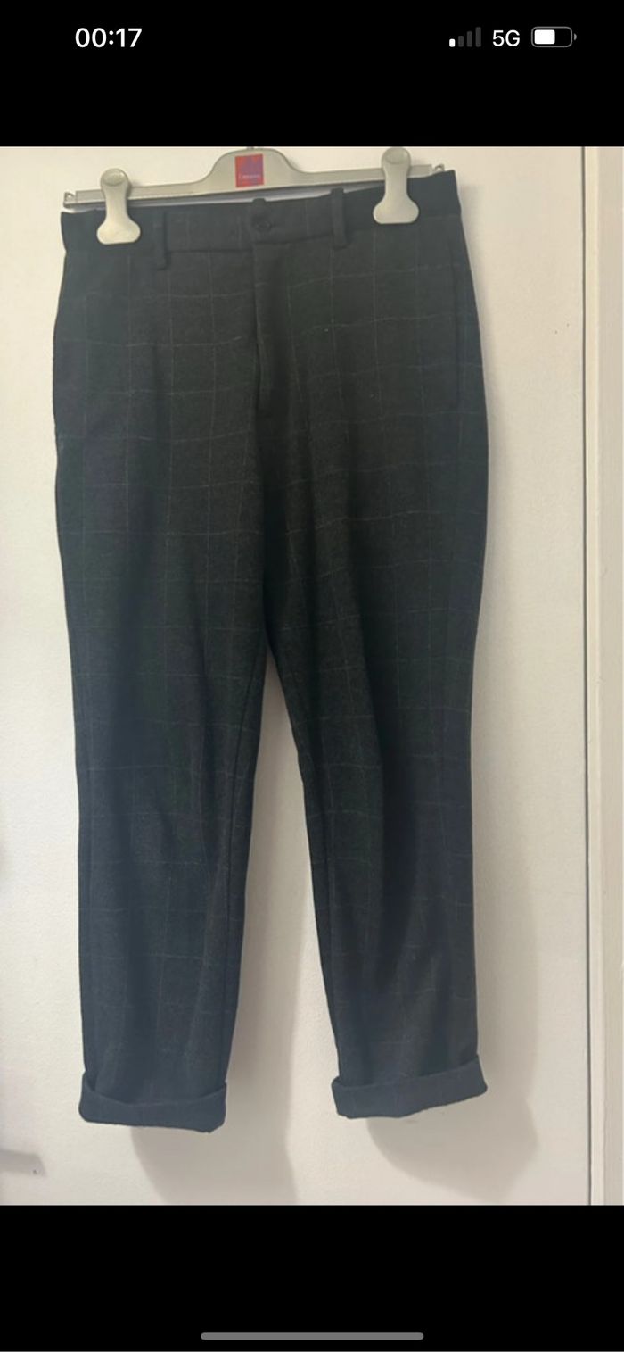Pantalon à carreaux