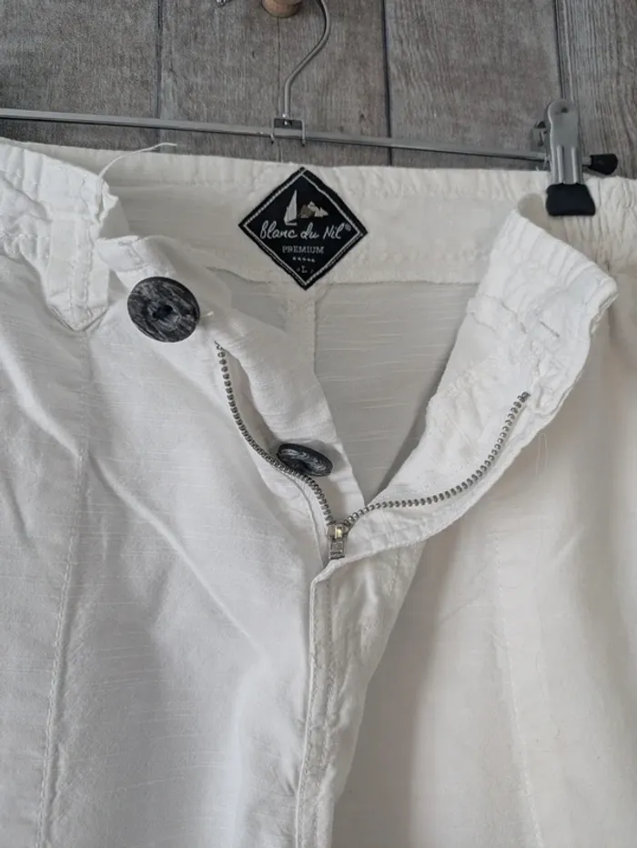 Pantalon Blanc du Nil taille 40 - photo numéro 5