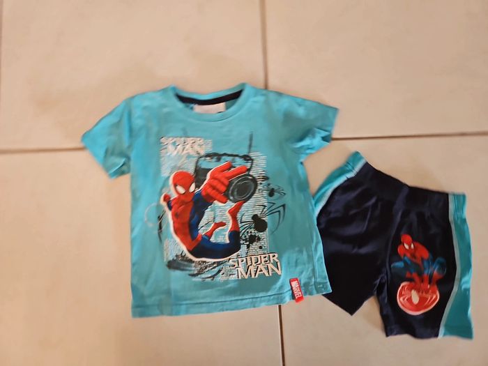 Ensemble de plage garçon spiderman 3 ans u39 - photo numéro 3