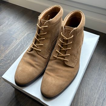 Bottines cuir daim camel Paul Hunter taille 43