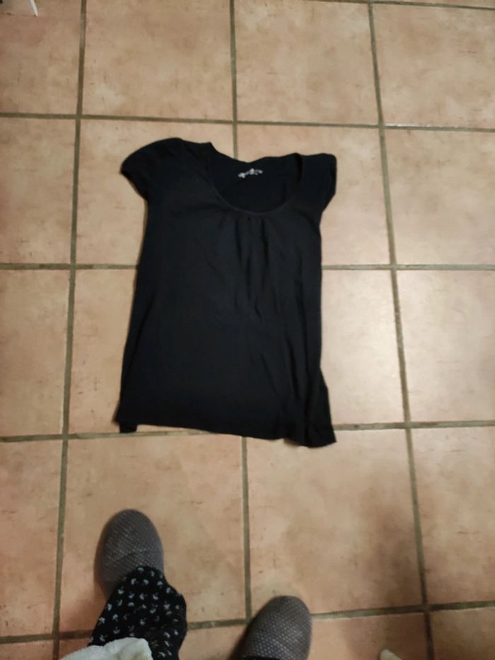 Tee shirt femme noir 46/48
