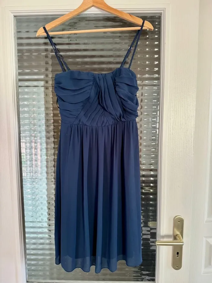 Robe bustier Vila bleu marine taille S neuve