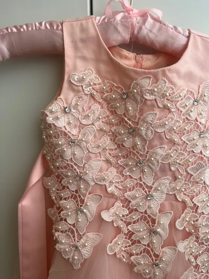 Robe de cérémonie 6ans rose tulle 🩷 - photo numéro 2
