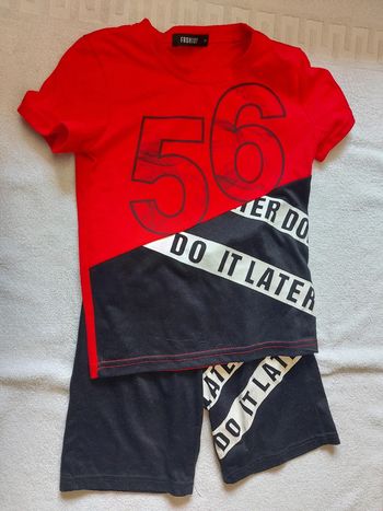 T-shirt et short fashion 4 ans