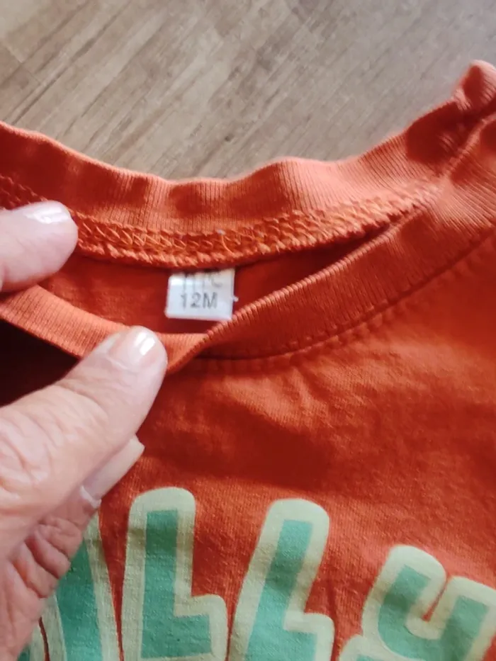 Tee shirt manches longues 12 mois - photo numéro 2