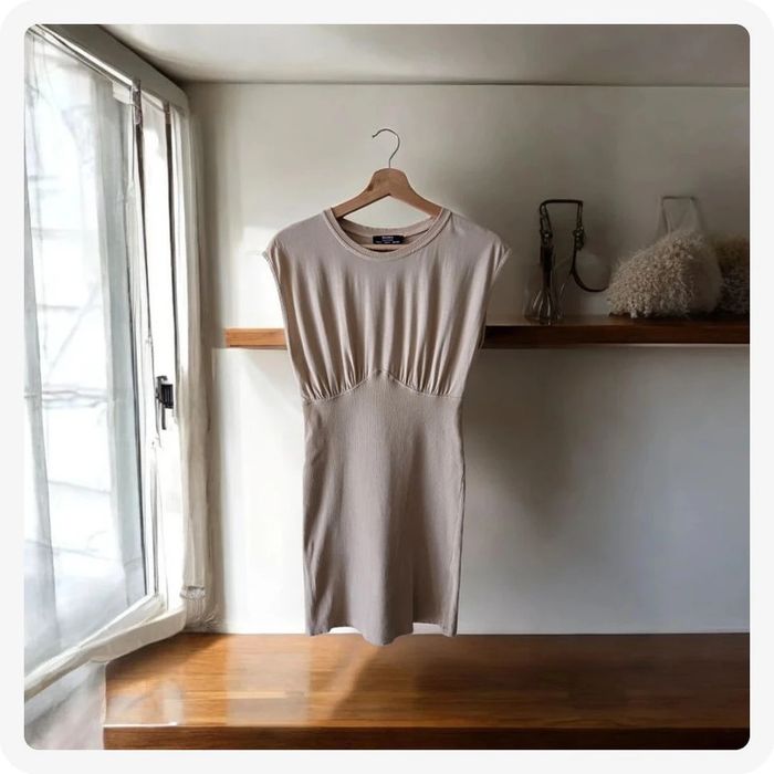 robe midi Bershka rose taille S