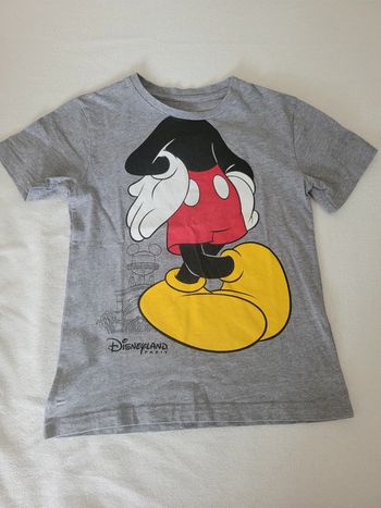 T-shirt disney mickey 8 ans gris de disneyland