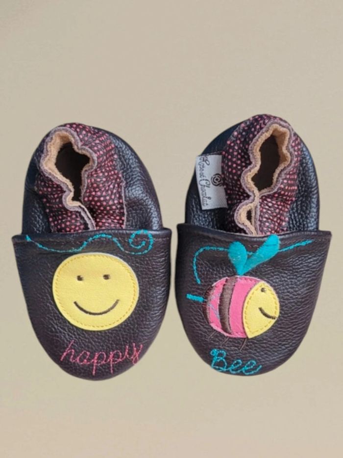 Chaussures Rose et Chocolat Pointure 18