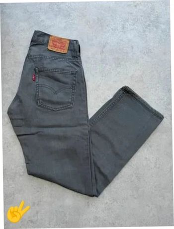 Jeans Levi's 511 W28 FR38 L28 coupe droite gris Femme Women pan594b