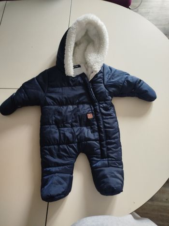 Combinaison pilote Kiabi bleue marine - Taille 1 mois