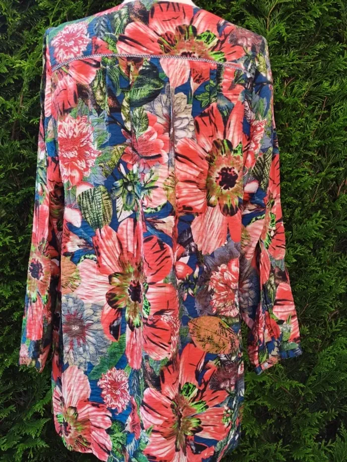 💋 robe courte ou tunique fleurie 🌺 - photo numéro 7