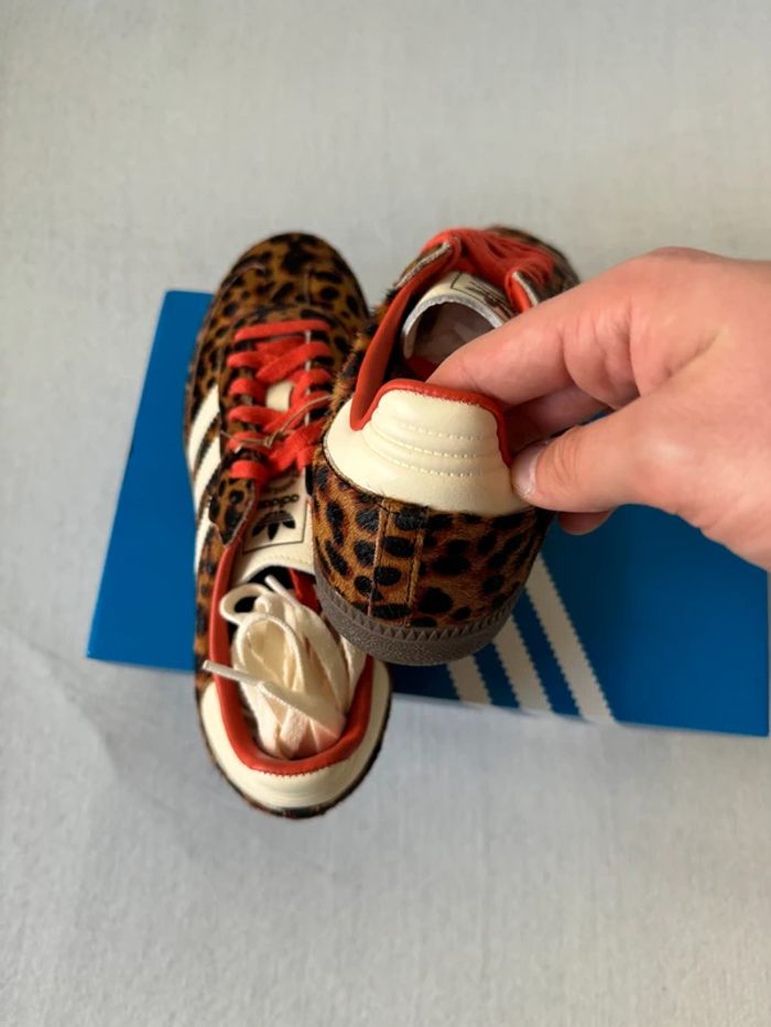 Adidas Samba Preloved Léopard Rouge 37 - photo numéro 4