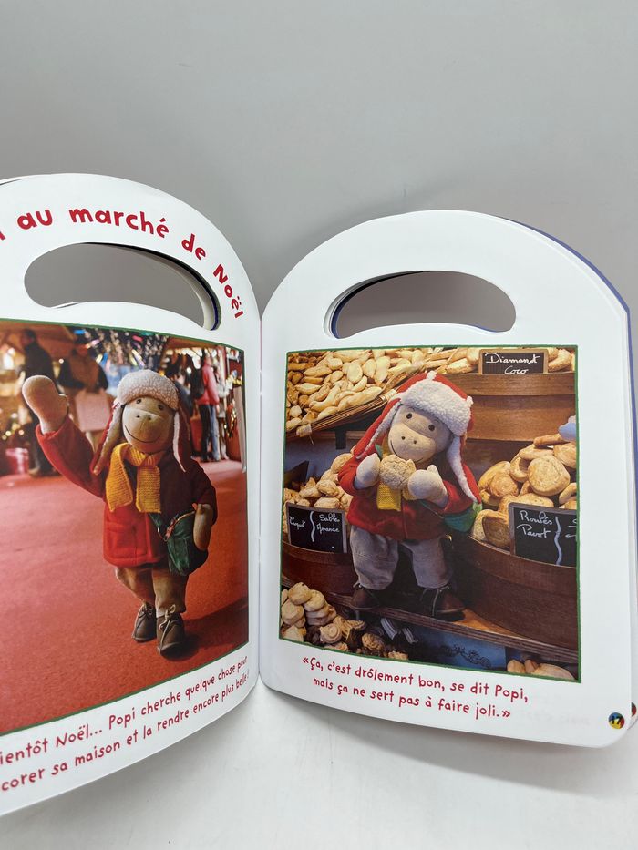 Livre d’activité magazine Popi mes premiers coloriages avec Popi special Noël Neuf ! - photo numéro 2