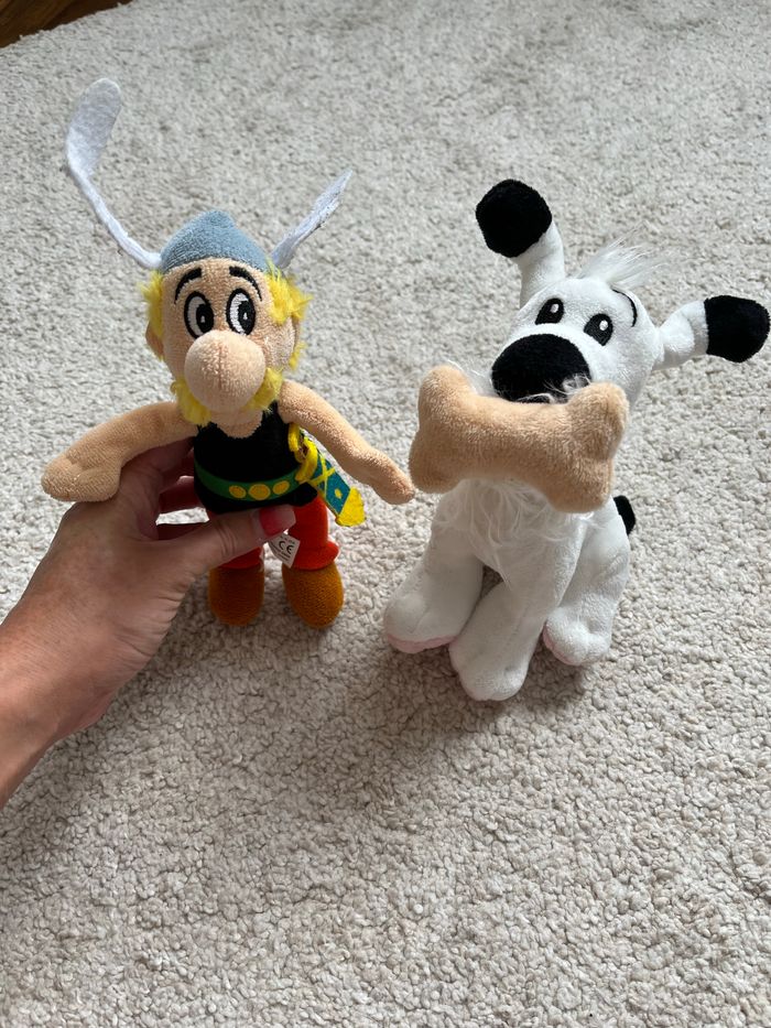 Lot de 2 peluches - asterix - photo numéro 2