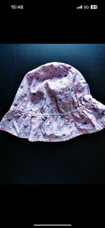 Chapeau bébé reversible