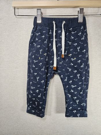 Pantalon marine tape à l'œil 12 mois