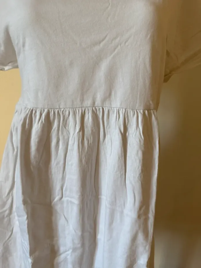 Robe mango blanche en bon état taille M - photo numéro 4